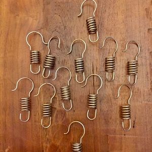 Shower curtain hooks